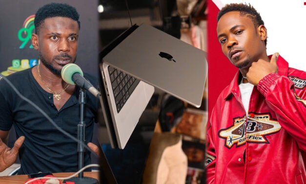 Maccasio Gifts DJ Bat an Apple MacBook Laptop on His Birthday