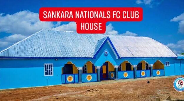 Ultra modern club house built by Alhaji Baba Daney for Sankara Nationals.