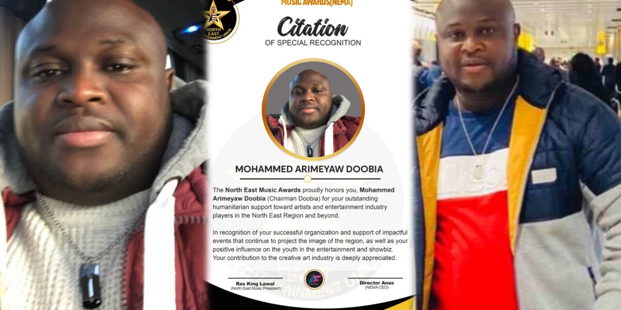 Mohammed Arimeyaw Doobia Honored At 5th North East Music Awards