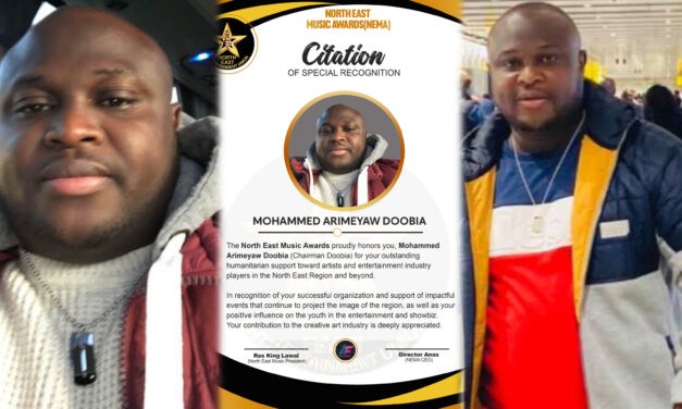 Mohammed Arimeyaw Doobia Honored At 5th North East Music Awards