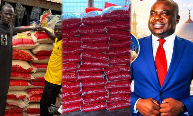Dr. Alhassan Awal Kaso Donates 300 Bags of Rice to Tamale Central Constituents Ahead of Eid