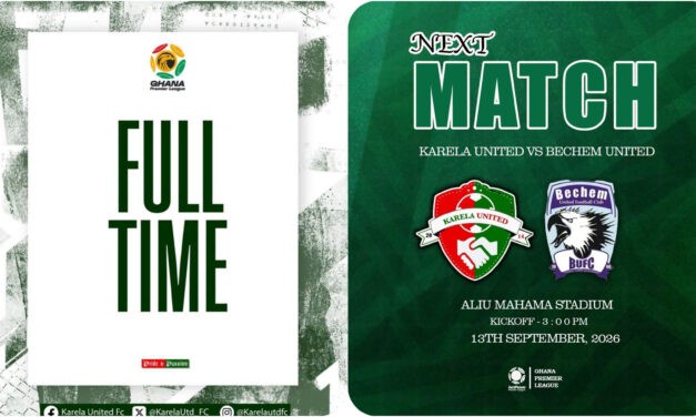 Karela United Secure First Ghana Premier League Win with 3-1 Victory Over Bechem United